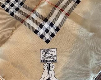 Burberry silk scarf 