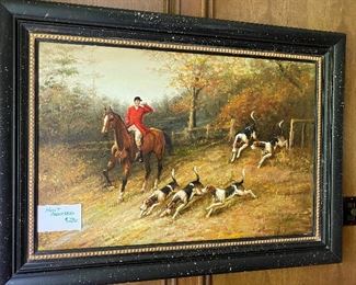 Hunt Painting by Stevens $280