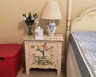 REDUCED FROM 175.00 TO 150.00 **NOT A HALF OFF ITEM!

Custom painted night stand! ABSOLUTELY ADORABLE!