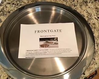 (2) FRONTGATE “Hot/Cold Serving plate!