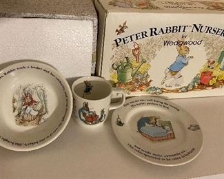 Peter Rabbit Wedgewood 3 pc Dinnerware
