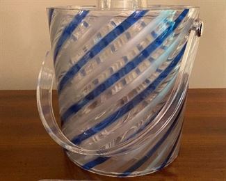 Vintage Plastic Ice Bucket 