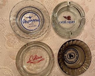 Vintage Collectible Promotional Ashtrays 