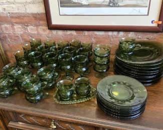 INDIANA GLASS KINGS DISHES
