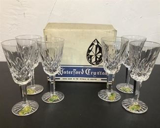 WATERFORD LISMORE SHERRY GLASSES