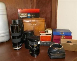 Camera Collection and Halliburton Cases