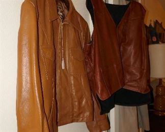 Leather Vintage Men's clothing