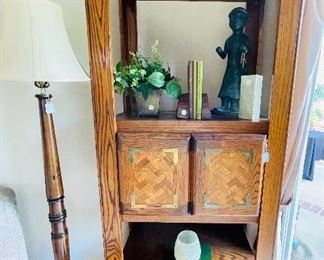 Vintage oak bookcase