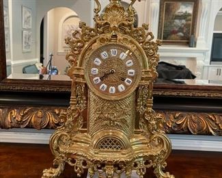 Darsh Home Brass Clock