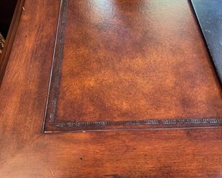 Hooker Seven Seas Collection Office desk- leather top