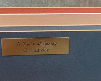 G Harvey A Touch of Spring COA