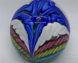 Colorful Murano Art Glass Paperweight
