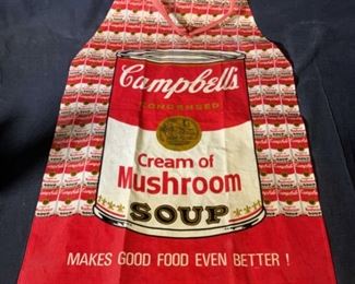 Collectible CAMPBELL’S SOUP Cotton Pop Art Apron
