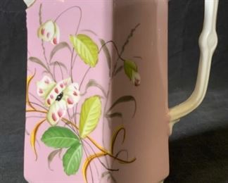 Hand Painted Porcelain Pitcher
