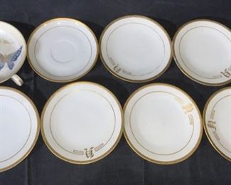 Lot 8 Porcelain Dishes, Bavarian & Nippon
