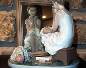Norman Rockwell's Lladro "Day Dreamer" Numbered 528/500, 8" Tall