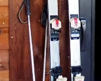 Vintage Hagan Classic Comp GS Snow Skis, 82", Includes Ski Poles, Qty 2