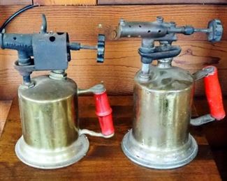 Antique Brass Turner Blow Torch And Clayton And Lambert Co Blow Torch