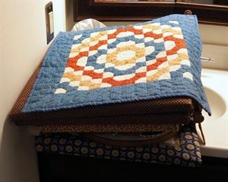 Hand Stitched And Embroidered Wall Decor, Various Sizes And Styles, Qty 10