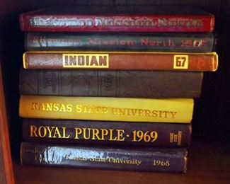 Shawnee Mission North Highschool Year Books 65' - 67' And Kansas State University Year Books 68" - 71, Total Qty 7