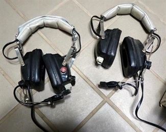 Audio Com Pilot And Copilot Voice Activated Headphones