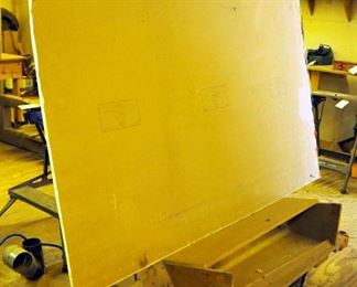 Custom Built Material Cart, 50" x 50" x 30"