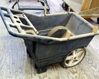 Poly-Vinyl 2-Wheel Garden Cart, 28" x 43" x 22.5"
