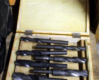 8 Piece Drill Bit Set In Wood Case