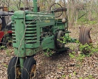 Antique John Deere Model A Tractor
