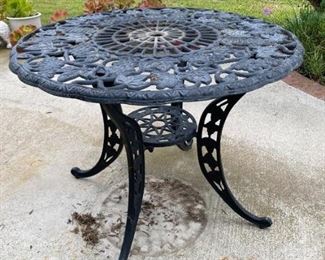 Cast Iron Bistro Table