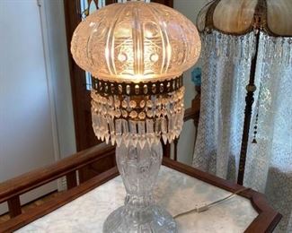 Cut Crystal Table Lamp