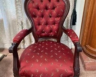 Burgundy Arm Chair