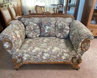 Light Oak Settee