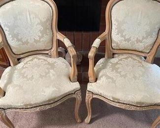 Light Finish Arm Chair