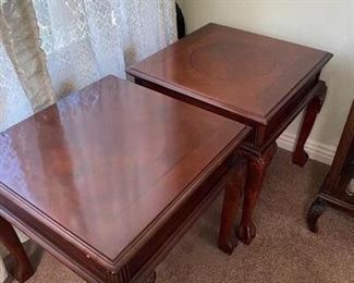 Mahogany End Tables