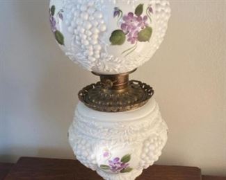 White Grape Embossed Lamp