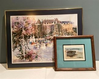 Framed Boat Prints
