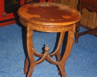 INLAYED LAMP TABLE