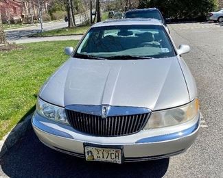 2002 Lincoln continental one owner 122K miles four-door leather power steering etc. 