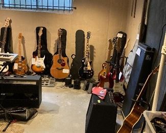 Lots of guitars. Specifics will be added here on the site after the 15th of June