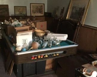 Lots of miscellaneous and a pool table!