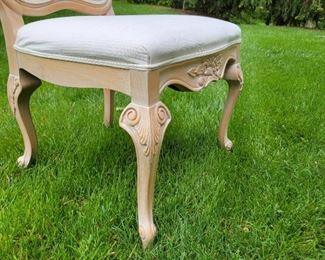 $750 (set) armchairs (2): 46 x 24 x 20, side chairs (4): 46 x 21 x 20