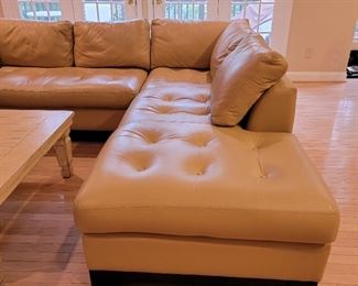 $750 (sectional). 35 x 100 x 91, $195 coffee table: 17 x 41