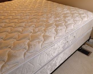 $75. queen mattress/box spring/frame