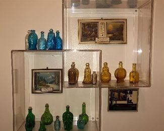 Many vintage medicine jars found buried in Stanford, Virginia.