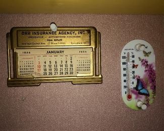 Vintage calendar 