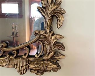 Ornate Gilt Mirror, 48"x40". Photo 2 of 2