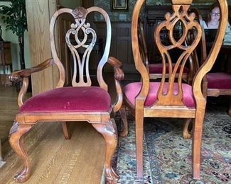 Harden Cherry Queen Anne Style Dining Chairs (set of 10). Photo 1 of 2