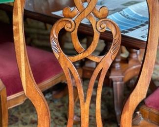 Harden Cherry Queen Anne Style Dining Chairs (set of 10). Photo 2 of 2
