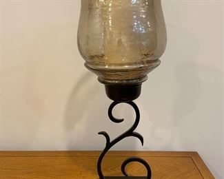 Scroll Base Candle Holders (set of 2).